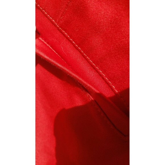 Lauren Ralph Lauren Pants 8 Womens Stretchy Red Slacks Office Preppy Holidays - Picture 4 of 16